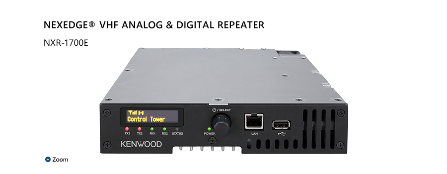 NEXEDGE® VHF ANALOG & DIGITAL REPEATER NXR-1700E