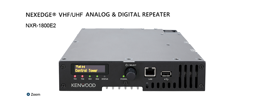 NEXEDGE® VHF ANALOG & DIGITAL REPEATER NXR-1800E2
