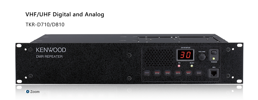 VHF/UHF Digital and Analog TKR-D710/D810
